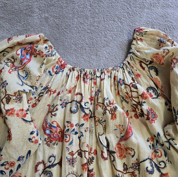 Mira boho oversized paisley tunic size small - Picture 4 of 13